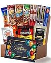 Birthday Gifts for Men & Birthday Card for Him - Beef Jerky Box - Carnivore Meat Snacks Birthday Gift Basket for Men - Great Birthday Gifts for Boyfriend , Best Gifts for Dads Birthday Gifts - Snack Box Birthday Gift for Husband - Overall Cool Birthday Gifts for Men, Dad Gifts and Gifts for Him ((12pcs) + Birthday Card)