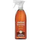 Method Daily Wood Cleaner, Almond, Plant-Based Formula That Cleans Shelves, Tables and Other Wooden Surfaces While Removing Dust & Grime, 28 oz Spray Bottles, (Pack of 1)
