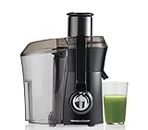 Hamilton Beach Juicer Machine, Big Mouth Large 3 inch Feed Chute for Whole Fruits and Vegetables, Easy to Clean, Centrifugal Extractor, BPA Free, 800W Motor, Black