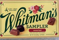 Muestreador de vacaciones de leche y chocolate oscuro surtido de Whitman's, 10 OZ (22 piezas)