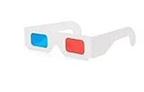 3D HUB INDIA Tronics India Red Cyan 3D Glasses For Youtube Videos Rc-04 - Qty 5 Pieces for Television