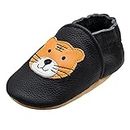 iEvolve Baby Shoes Baby Toddler Soft Sole Prewalker Baby First Walking Shoes Crib Shoes Baby Moccasins(Tiger, 12-18 Months)