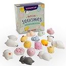 Mochi Squishy, Christmas Stocking Stuffers, Cute Desk accessorie, Squishy Animals, Squishy Toy for Stress Relief​ and ​Concentration -​ ​Autism Sensory Toys, Sensory Input, Calming …