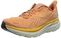 Hoka One Women's Clifton 8 Running Shoes, Sun Baked Shell Coral, 7.5 US