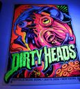 Official Dirty Heads New Haven CT 2022 White Swirl Foil Poster AP 18x24 limited