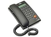 Hello ! TF-600 CLI Caller ID Corded Landline Phone for intercom and EPABX Desk & Wall Mountable (Black) Made in India