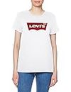 Levi's Women's Perfect Tee-Shirt, Core Housemark White, Small