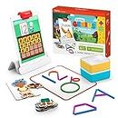 Osmo - Kit de Inicio Little Genius para iPad + Aventura matemática temprana - 6 Juegos de Aprendizaje Educativo - Edades de 3 a 5 años - Contar, Formas, fonética y Creatividad (Base de iPad Osmo)