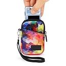 USA Gear Compact Digital Camera Protective Case Sleeve Pouch with Wrist Strap and Accessory Pocket, Scratch and Weather Resistant - Compatible with Canon, Sony, Nikon, Panasonic and More - Geometric