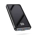 Portable Charger 12000mAh Power Bank Fast Charging 22.5W, Mini USB C 3 Output Power Bank LED Display Mobile Phone Portable Power Banks for iPhone Samsung Galaxy Pixel