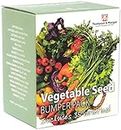 Vegetable Seed Collection Bumper Pack Includes 35 Different Varieties Lettuce Tomato Carrot Salad Leaves + 1 Free Pair of Garden Snips, 1 x Vegetable Seeds Bumper Pack by Thompson & Morgan