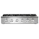 THOR KITCHEN Pro-Style Gas Rangetop with 6 Sealed Burners 36 - Inch, Stainless Steel HRT3618U