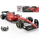 Kids Republic Authentic 1:12 Scale Licensed Ferrari F1 75 Remote Control Car - Super Racing Collection for Kids and Adults - 2.4GHz RC Car for Gift