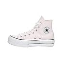 Converse Unisex Chuck Taylor All Star Lift High Decade Canvas Sneaker - Lace up Closure Style - Pink/Pale Pink/White/Black, Pink/Pale Pink/White/Black, 9 Women/7 Men