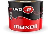 DVD-R Maxell 16X, 4,7GB in shrink da 100 pezzi