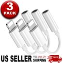 3Pack For iPhone Headphone Jack Adapter 3.5mm Audio Aux Cable Earphone Converter