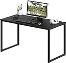 SHW Home Office 100cm Computer Desk, Black