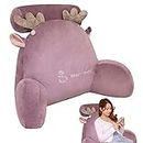 Reading Pillow, Support Pillows For Sitting Up In Bed, Back Support Cushion, Reading Cushion, Back Pillow For Sitting In Bed With Detachable Neck Support, Bed Chair Arm Pillow, Reading Back Pillows