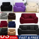 Universal Chair Sofa Covers 1 2 3 4 Seater Protector Stretch Couch Slipcover US
