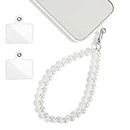 Giantree Universal phone Lanyard, Mobile Phone Chain Beads with 2Pcs Back Patch Phone Pendant Wrist Strap Compatible with Most Cell Phones Mobile Phone Case