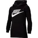 Nike Sportswear Club+ Hbr Pullover Hoodie, Black/(Light Smoke Grey), X-Large