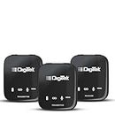 Digitek® (DWM 101 Wireless Microphone System with ANC Noise Reduction, 360° Sound Capture, 100M Range, Upto 12 Hrs Working Time, for DSLR Camera, Android & iOS Smartphones, Seamless Audio Recording