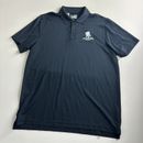 Under Armour Heat Gear Wounded Warrior Project Black Short Sleeve Polo Shirt XL