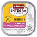 animonda Integra Protect Katze Sensitive, Diät Katzenfutter, Nassfutter bei Futtermittelallergie, Schwein Pur, 16 x 100 g