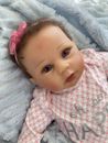 Muñeca bebé AshtonDrake Linda Murray latido del corazón/ con sonidos ojos púrpuras BrownHair