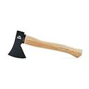 Proxima Axe with Hammer,Camping Axe, Safety Axe, Multipurpose Axe with Hammer (600GM, Hickory Handle DIN 5131)