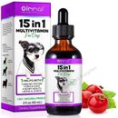 15 in 1 Dog Multivitamins and Supplements, Dog Hip and Joint Supplement, 60ml