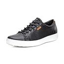Ecco Mens Soft 7 Low-Top Sneakers, Black, 9-9.5 US