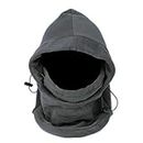 Navkar CraftsThermal Warm Fleece Full Face Balaclava Mask, Head & Neck Cover Warmer Windproof Hooded Scarf Hat for Winter and Sports (Grey)