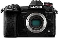Panasonic LUMIX G9 20.3MP 4K G Series Micro Four Thirds Mirrorless Digital Camera with 4K 60P/50P Video Recording, V-Log L and Dual I.S. 2, Body Only (DC-G9GN-K)