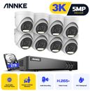 ANNKE 5MP 8CH 16CH DVR Security Camera System Color Night Vision Audio Record