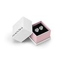 Pandora Moments Women's Sterling Silver Family Tree Heart Stud Earrings, With Gift Box