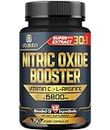 Nitric Oxide Supplement 6800mg - 150 Capsules for Wellness & Immunity Support - 12in1 Vitamin C, L-Arginine, Casein Hydrolysate, L-Citrulline, Garlic Horse Chestnut, Acai Seed & Pine Bark