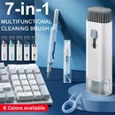 Computer Keyboard Cleaner Brush 7 in 1 Electronics Cleaner Kit Portable Cleaning Tool for Monitor