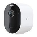 Arlo Pro3 Wireless Home Security Camera System CCTV, WiFi, 6-Month Battery Life, Colour Night Vision, Indoor or Outdoor, 2K HDR, 2-Way Audio, Spotlight, 160° View, Alarm, Camera only, VMC4040P