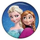 My Prime Gifts Snap Jewelry Elsa & Anna Frozen Painted Enamel 18-20mm Standard Size