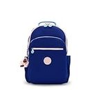 Kipling Women's Seoul 15" Laptop Backpack, Durable, Roomy with Padded Shoulder Straps, Built-in Protective Sleeve, Solar Navy C, 13.75''L x 17.25''H x 8''D