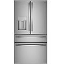 GE Profile PVD28BYNFS 36" 4-Door French Door Refrigerator with 27.6 cu. ft. Total Capacity in Fingerprint Resistant Stainless Steel