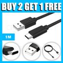 For Samsung Galaxy S20 S21 S22 S23 S24 + FE 1m Fast USB Charger Charging Cable