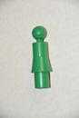 vintage UNKNOWN toy plastic figure 60s 70s 80s face stick figure peg game piece 