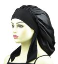 Satin Bonnets for Braids Long Hair Cover Women Silk Hair Bonnet Sleeping