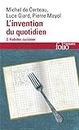 Invention Du Quotidien 2. Habiter, cuisiner (Folio Essais) (French Edition)