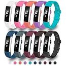 Greeninsync Fitbit Alta HR Bands, Fitbit Alta Replacement Band Small Accessory Watch Buckle Wristbands for Fitbit Alta/Fitbit Alta HR Strap Bracelets W/Same Color Metal Clasp and Fastener (10Pack)