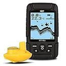 Wireless Fish Finder - 180 Metre Range, 4 level Grayscale, Bottom Contours, 40 metre depth, large LCD screen, battery and charger + many more features