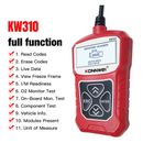 KW310 Automobile OBD fault detection instrument diagnostic Can code reader