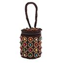 MYADDICTION Women Girls Ethnic Tribal Bags Mini Woven Bead Handbag Jewelry Storage Bag Clothing, Shoes & Accessories | Womens Handbags & Bags